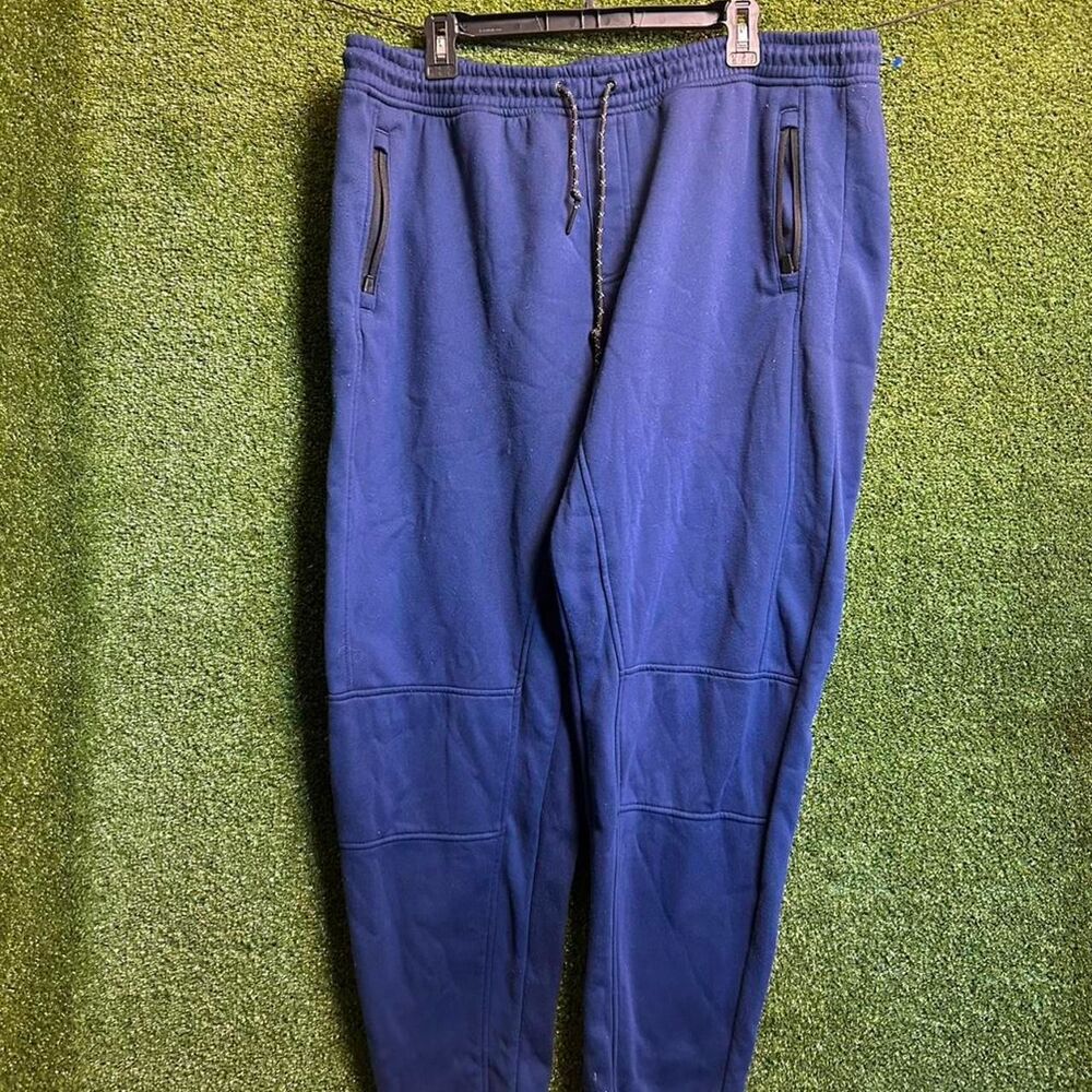 Burnside Men's Blue and Navy Joggers-tracksuits